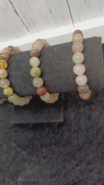 Multicolored Rutilated quartz